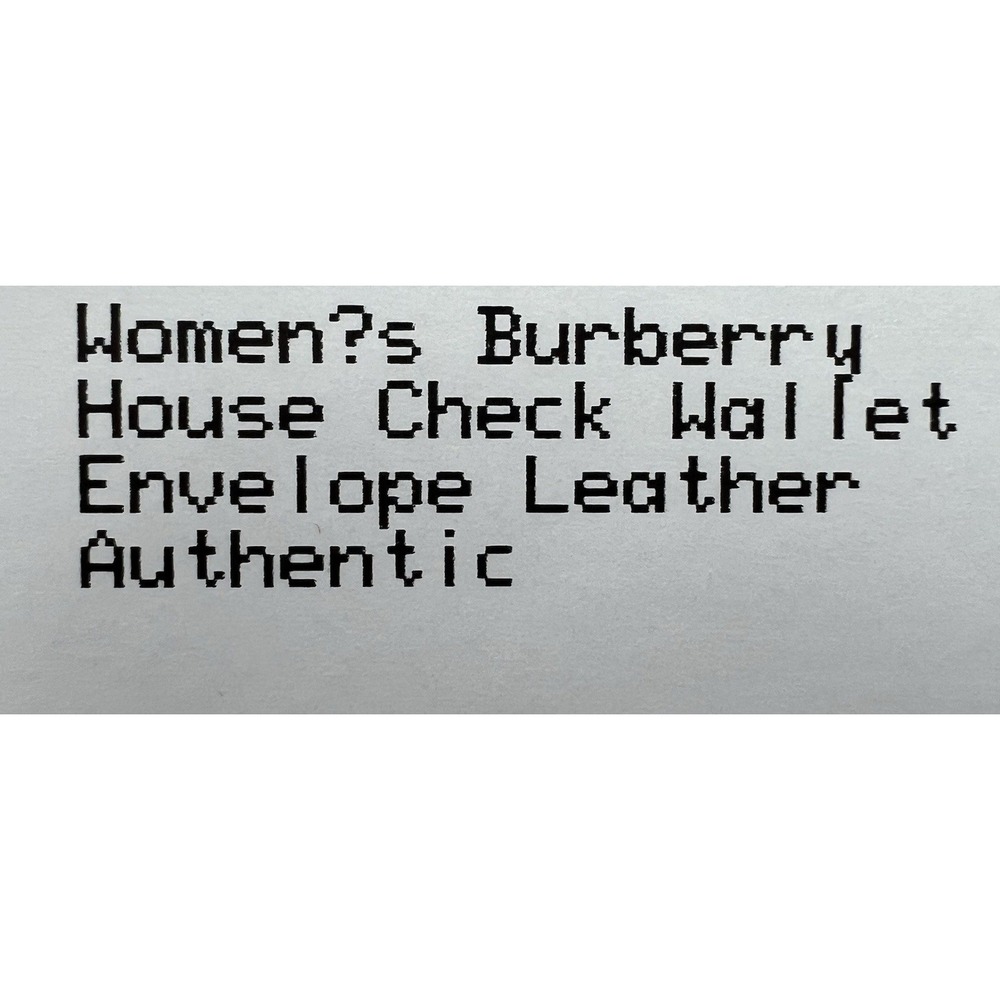 Burberry House Check Pattern Leather Continental Wallet Black - Picture 7 of 7